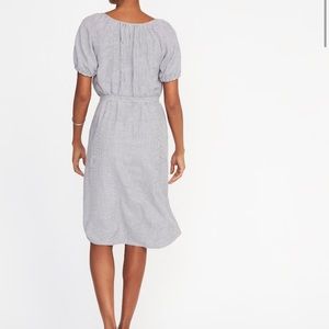 Old Navy Striped Tie-Belt Shirt Dress
